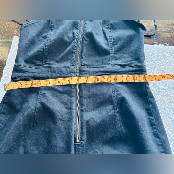 Denim halter Reiss Jumpsuit - Picture 6 of 7